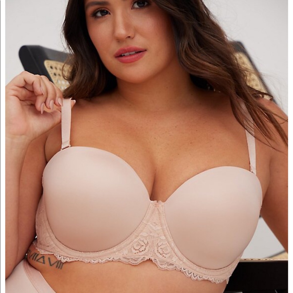 Torrid Curve Microfiber Push-Up Bra Multi-Way Euc - image 1